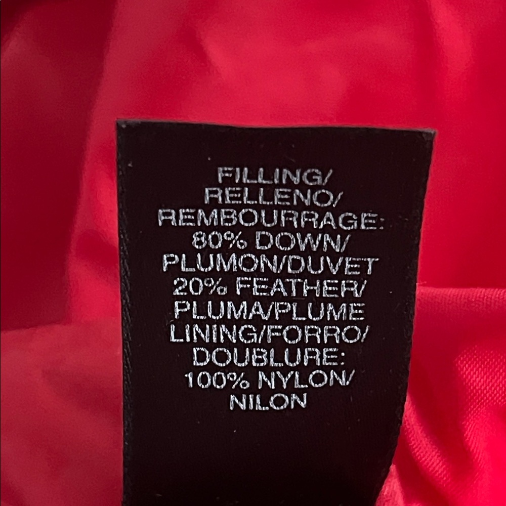 DKNY Vintage Y2K Down Filled Red Puffer Jacket - Picture 10 of 10